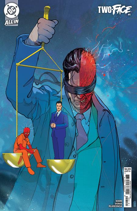 TWO-FACE #1 (OF 6) CVR B CHRISTIAN WARD CARD STOCK VAR - Release Date: 12/4/24