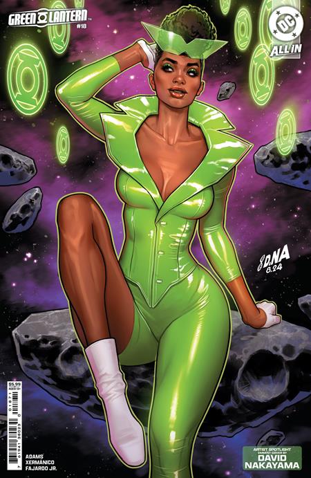 GREEN LANTERN #18 CVR E DAVID NAKAYAMA ARTIST SPOTLIGHT CARD STOCK VAR - Release Date: 12/11/24