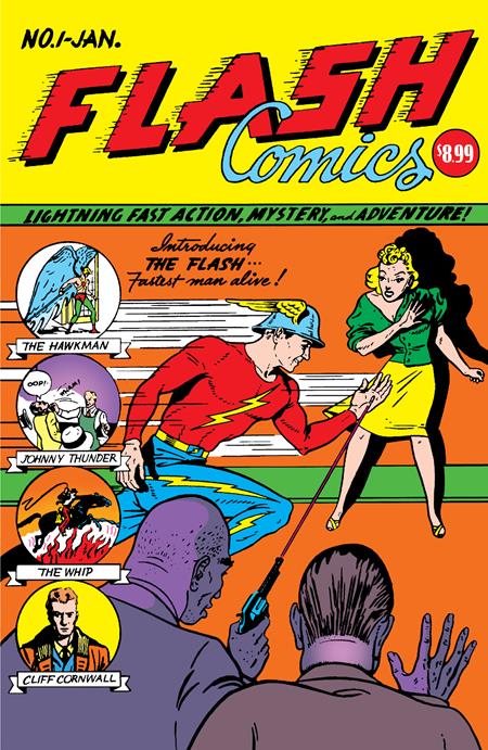 FLASH COMICS #1 FACSIMILE EDITION CVR B SHELDON MOLDOFF FOIL VAR - Release Date: 12/4/24