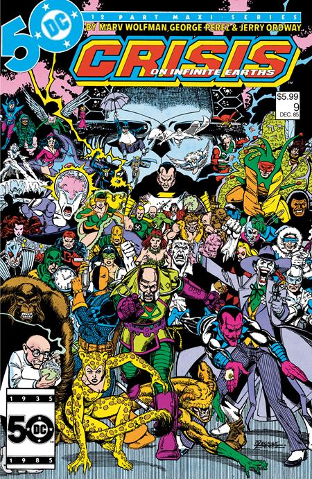 CRISIS ON INFINITE EARTHS #9 FACSIMILE EDITION CVR B GEORGE PEREZ FOIL VAR - Release Date: 12/18/24