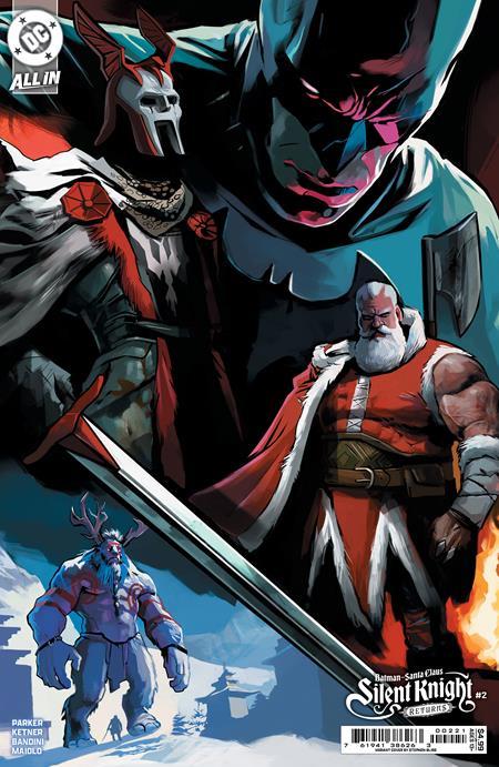 BATMAN SANTA CLAUS SILENT KNIGHT RETURNS #2 (OF 5) CVR B STEPHEN BLISS CARD STOCK VAR - Release Date: 12/4/24