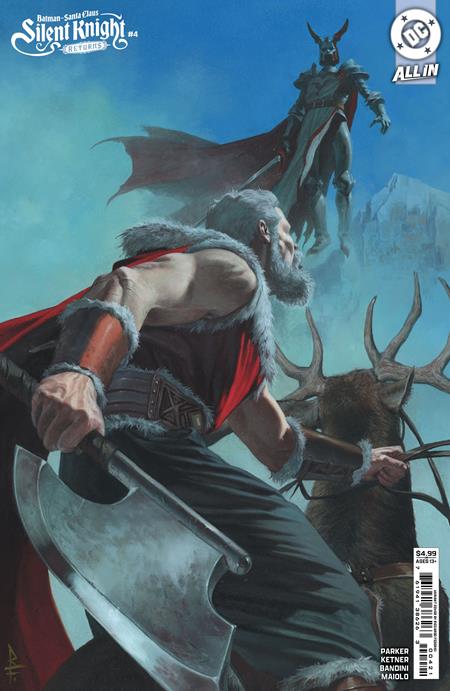 BATMAN SANTA CLAUS SILENT KNIGHT RETURNS #4 (OF 5) CVR B RICCARDO FEDERICI CARD STOCK VAR - Release Date: 12/18/24