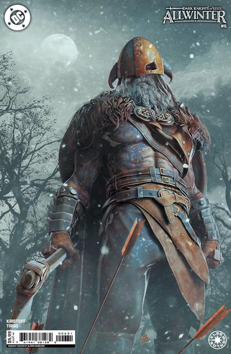 DARK KNIGHTS OF STEEL ALLWINTER #6 (OF 6) CVR B BJORN BARENDS CARD STOCK VAR - Release Date: 12/18/24