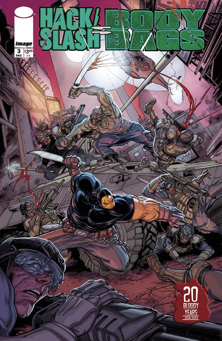 HACK SLASH BODY BAGS #3 (OF 4) CVR B STEVE KURTH VAR (MR) - Release Date: 1/1/25
