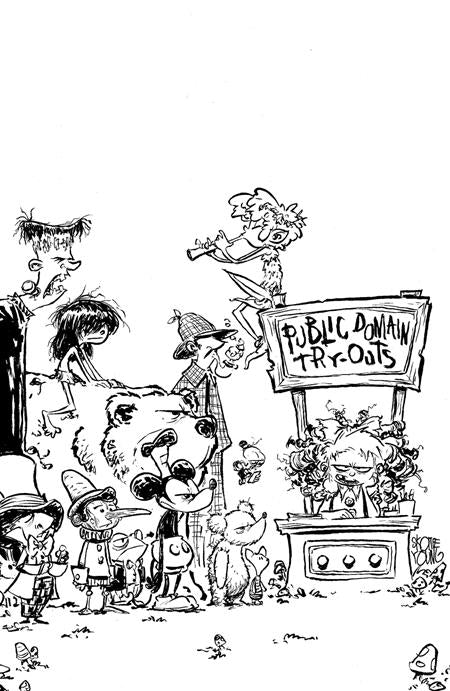 1:25 I HATE FAIRYLAND (2022) #18 CVR D INC 1:25 SKOTTIE YOUNG B&W VIRGIN VAR (MR) - Release Date: 12/4/24