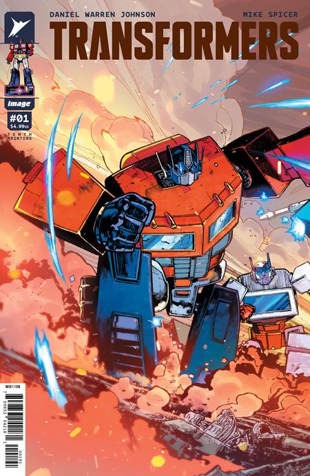 TRANSFORMERS #1 Tenth Printing Cvr I Andrei Bressan & Adriano Lucas Optimus Prime Connecting Var - Release Date: 12/18/24