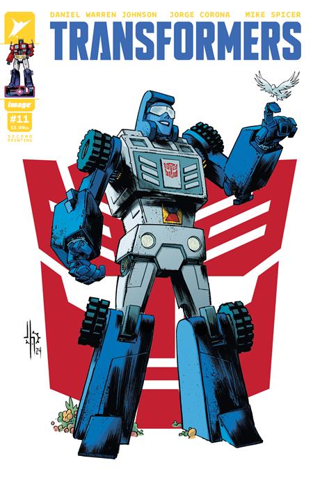 TRANSFORMERS #11 Second Printing Cvr B Jason Howard Autobot Var - Release Date: 12/11/24