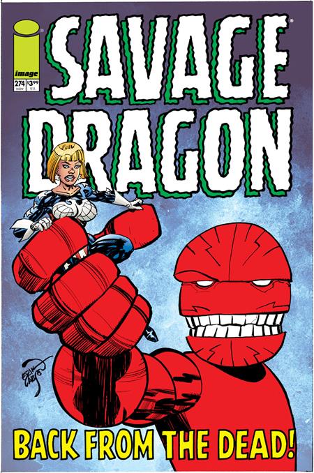 SAVAGE DRAGON #274 CVR C ERIK LARSEN BLUE VAR (MR) - Release Date: 1/1/25