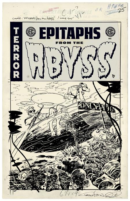1:20 EC EPITAPHS FROM THE ABYSS #6 (OF 12) CVR D INC 1:20 TOM FOWLER B&W ARTIST EDITION VAR - Release Date: 12/18/24