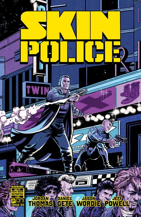 SKIN POLICE #3 (OF 4) CVR B ANDY BELANGER VAR (MR) - Release Date: 12/11/24