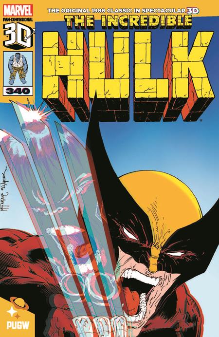 INCREDIBLE HULK #340 3D EDITION - Release Date: 1/22/25