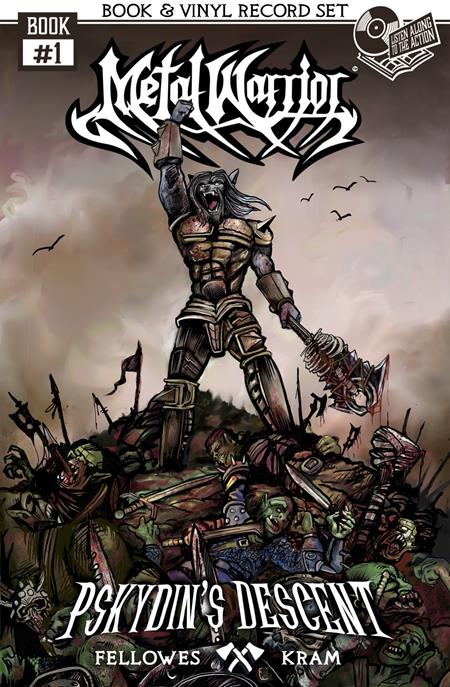METAL WARRIOR ISSUE #1 (OF 9) PSYKDINS DESCENT THE ADVENTURE BEGINS WITH 7 IN VINYL - Release Date: 12/11/24