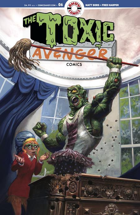 TOXIC AVENGER COMICS #6 CVR A FRED HARPER (MR) ISBN: 85647000837001111 - Release Date: 1/7/26
