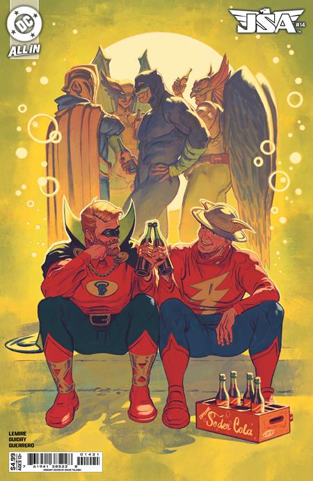 JSA #14 CVR B DAVID TALASKI CARD STOCK VAR ISBN: 76194138522801421 - Release Date: 12/3/25