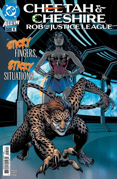 CHEETAH AND CHESHIRE ROB THE JUSTICE LEAGUE #5 (OF 6) CVR A NICOLA SCOTT ISBN: 76194139143400511 - Release Date: 12/3/25