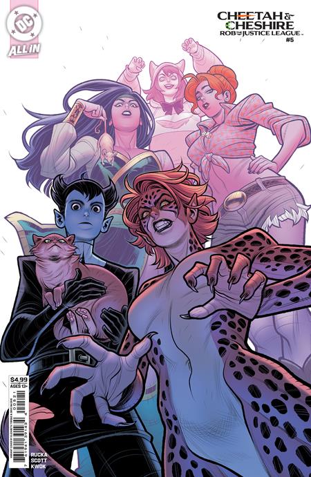 CHEETAH AND CHESHIRE ROB THE JUSTICE LEAGUE #5 (OF 6) CVR C ELIZABETH TORQUE CARD STOCK VAR ISBN: 76194139143400521 - Release Date: 12/3/25