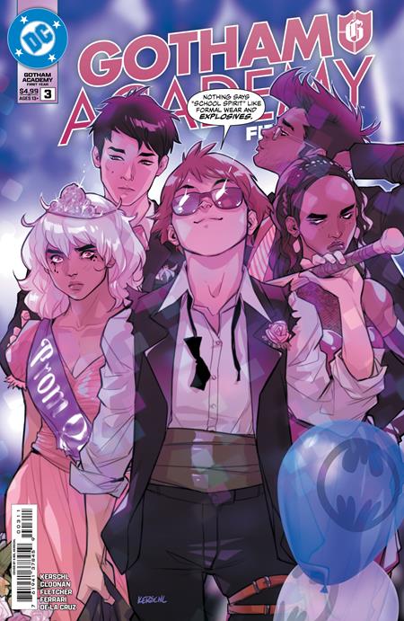 GOTHAM ACADEMY FIRST YEAR #3 (OF 6) CVR A KARL KERSCHL ISBN: 76194137845900311 - Release Date: 12/3/25