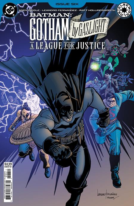 BATMAN GOTHAM BY GASLIGHT A LEAGUE FOR JUSTICE #6 (OF 6) CVR A LEANDRO FERNANDEZ ISBN: 76194138563100611 - Release Date: 12/10/25