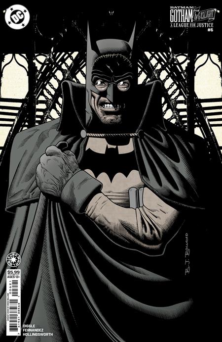 BATMAN GOTHAM BY GASLIGHT A LEAGUE FOR JUSTICE #6 (OF 6) CVR B BRIAN BOLLAND CARD STOCK VAR ISBN: 76194138563100621 - Release Date: 12/10/25