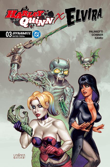 HARLEY QUINN X ELVIRA #3 CVR C JOSEPH MICHAEL LINSNER VAR ISBN: 72513035710603031 - Release Date: 12/17/25