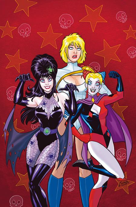 HARLEY QUINN X ELVIRA #3 CVR E AMANDA CONNER RED METAL VIRGIN VAR ISBN: 72513035710603051 - Release Date: 12/31/25
