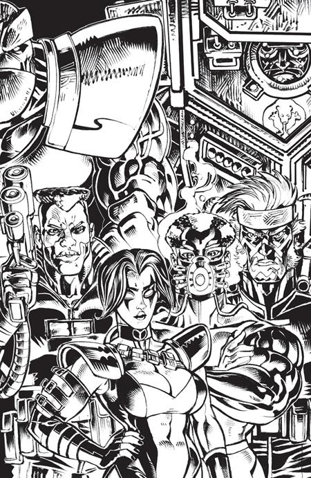 FREE PLANET #7 CVR E JED DOUGHERTY YOUNGBLOOD TEAM UP B&W VIRGIN VAR ISBN: 70985304314000751 - Release Date: 12/10/25