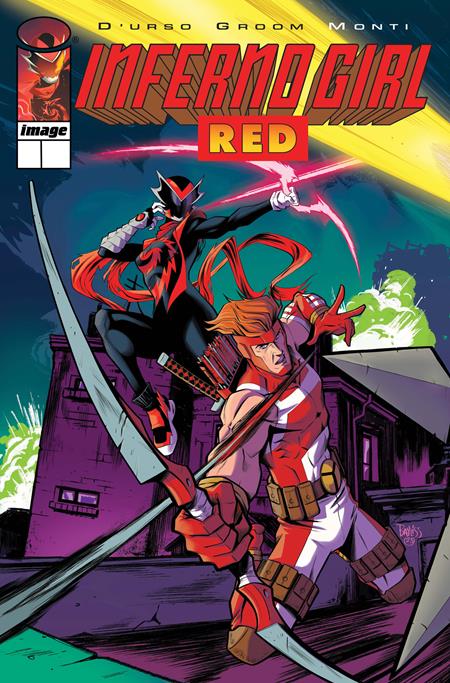 INFERNO GIRL RED BOOK TWO #1 (OF 3) CVR D DANIEL BAYLISS YOUNGBLOOD TEAM UP VAR ISBN: 70985304502100141 - Release Date: 12/3/25