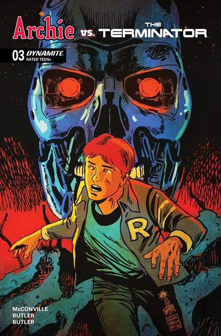 ARCHIE VS THE TERMINATOR #3 CVR A FRANCESCO FRANCAVILLA ISBN: 72513036769303011 - FOC DATE: 11/8/26 - Release Date: 12/2/26