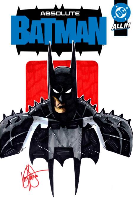 DF ABSOLUTE BATMAN #25 BLANK VARIANT SIGNED AND REMARKED BY KEN HAESER ISBN: 725130370419 - FOC DATE: 11/1/26 - Release Date: 1/6/27