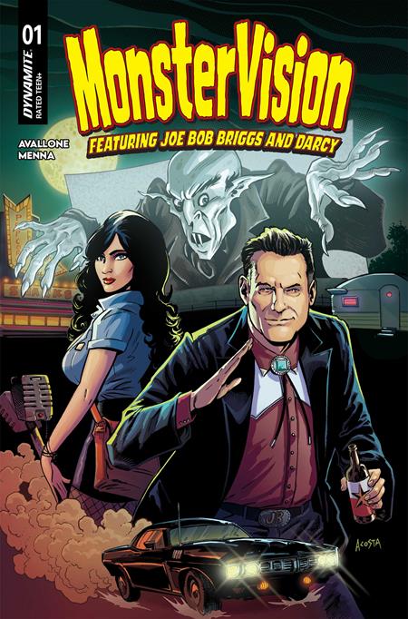 MONSTERVISION FEATURING JOE BOB BRIGGS AND DARCY #1 CVR A DAVE ACOSTA ISBN: 72513036910901011 - FOC DATE: 11/22/26 - Release Date: 12/23/26