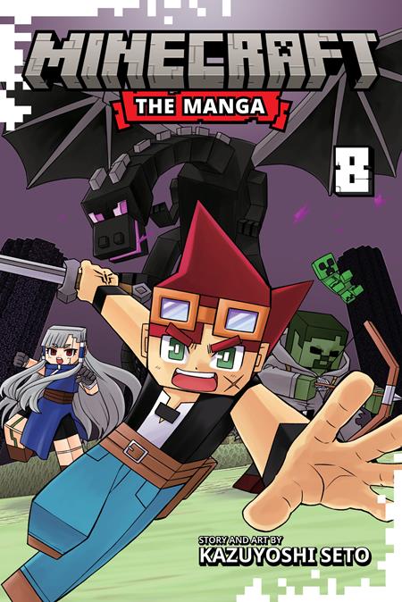 MINECRAFT THE MANGA TP VOL 08 ISBN: 978197476312251199 - FOC DATE: 10/25/26 - Release Date: 12/9/26