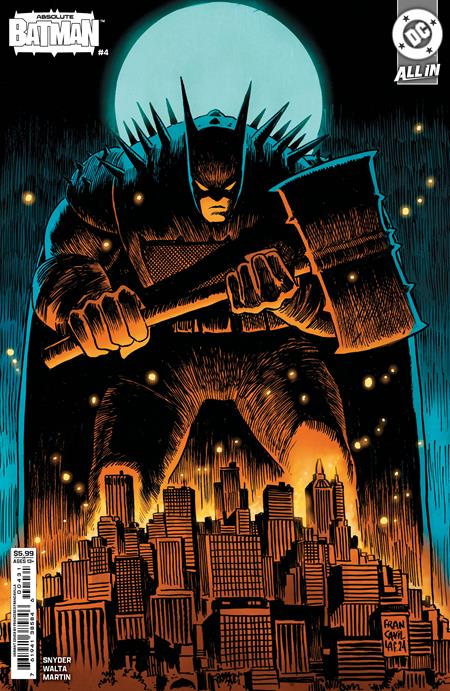 ABSOLUTE BATMAN #4 CVR C FRANCESCO FRANCAVILLA CARD STOCK VAR - Release Date: 1/8/25