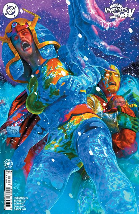 DC VS VAMPIRES WORLD WAR V #6 (OF 12) CVR B MARK SPEARS CARD STOCK VAR - Release Date: 1/8/25