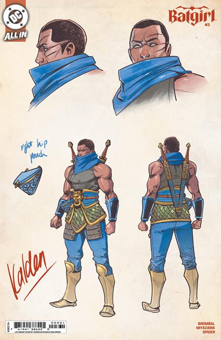 1:25 BATGIRL #3 CVR C INC 1:25 TAKESHI MIYAZAWA CARD STOCK VAR - Release Date: 1/1/25