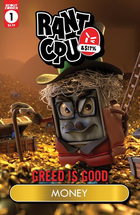 RANT CPU GREED IS GOD (ONE SHOT) CVR B UMRAL ISMAYILOV MONEY GARBAGE PAIL KIDS HOMAGE VAR - Release Date: 1/15/25