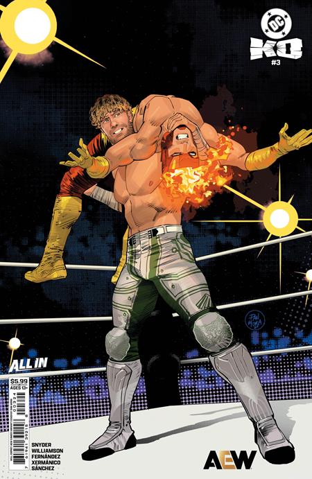 DC K.O. #3 (OF 5) CVR I DAN MORA AEW CAMEO CARD STOCK VAR ISBN: 76194139215800324 - Release Date: 1/14/26