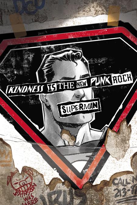 SUPERMAN #34 CVR F DAVE JOHNSON PUNK ROCK CARD STOCK VAR (DC K.O.) ISBN: 76194137950003461 - Release Date: 1/28/26