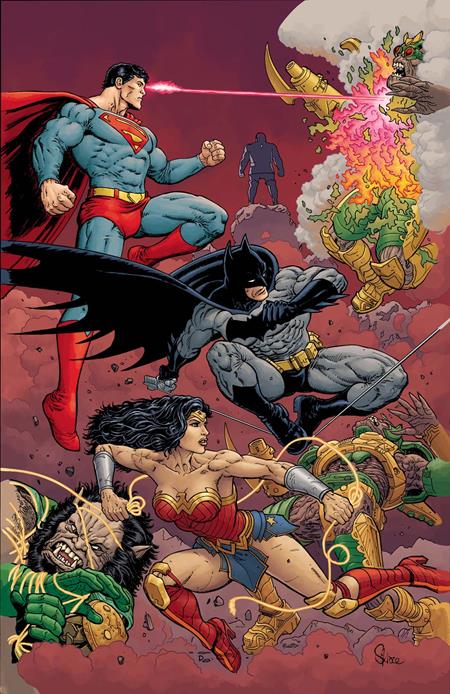 JUSTICE LEAGUE UNLIMITED #15 CVR B STEVE SKROCE CARD STOCK VAR (DC K.O.) ISBN: 76194138573001521 - Release Date: 1/28/26