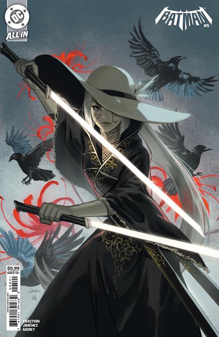 BATMAN #5 CVR D LESLEY LEIRIX LI CARD STOCK VAR ISBN: 76194139163200541 - Release Date: 1/7/26