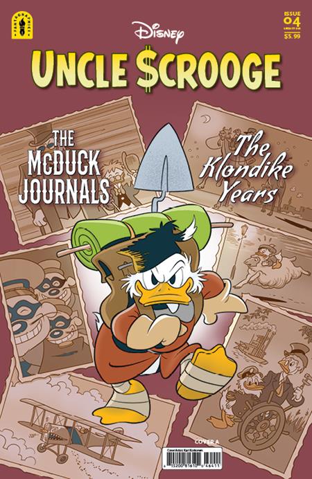 UNCLE SCROOGE LEGACY #464 THE MCDUCK JOURNALS THE KLONDIKE YEARS CVR A KARI KORHONEN ISBN: 61520081610046411 - Release Date: 1/21/26