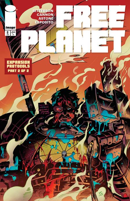 FREE PLANET #8 CVR B TYRELL CANNON VAR ISBN: 70985304314000821 - Release Date: 1/14/26