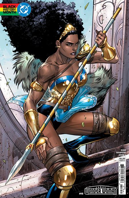 WONDER WOMAN #18 CVR D RYAN BENJAMIN BLACK HISTORY MONTH CARD STOCK VAR - Release Date: 2/19/25