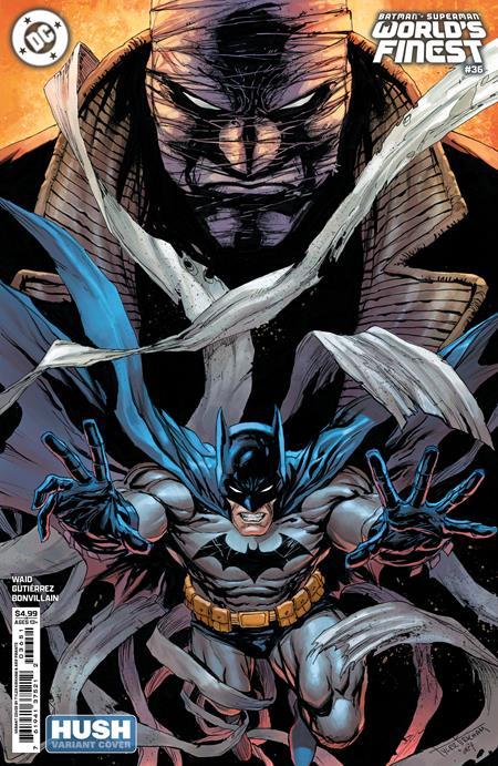 BATMAN SUPERMAN WORLDS FINEST #36 CVR D TYLER KIRKHAM HUSH CARD STOCK VAR - Release Date: 2/19/25