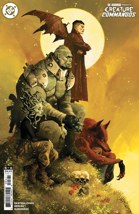 DC HORROR PRESENTS CREATURE COMMANDOS #5 (OF 6) CVR B SEBASTIAN FIUMARA CARD STOCK VAR (MR) - Release Date: 2/19/25