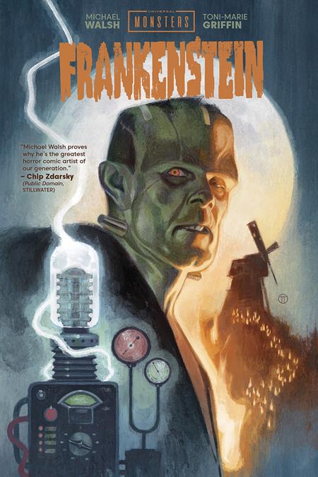 UNIVERSAL MONSTERS FRANKENSTEIN HC DIRECT MARKET EXCLUSIVE JULIAN TOTINO TEDESCO CVR - Release Date: 3/26/25