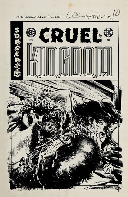 1:20 EC CRUEL KINGDOM #2 (OF 4) CVR D INC 1:20 TOM FOWLER B&W ARTIST EDITION VAR - Release Date: 2/5/25