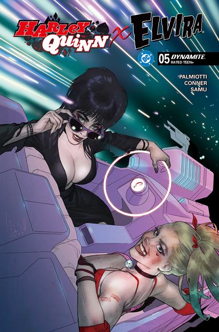 HARLEY QUINN X ELVIRA #5 CVR D BEN CALDWELL VAR ISBN: 72513035710605041 - FOC DATE: 2/2/26 - Release Date: 2/25/26
