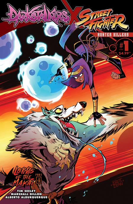 DARKSTALKERS X STREET FIGHTER HUNTER KILLERS #1 (ONE SHOT) CVR B BRETT BEAN VAR ISBN: 1225UE1048 - Release Date: 2/25/26