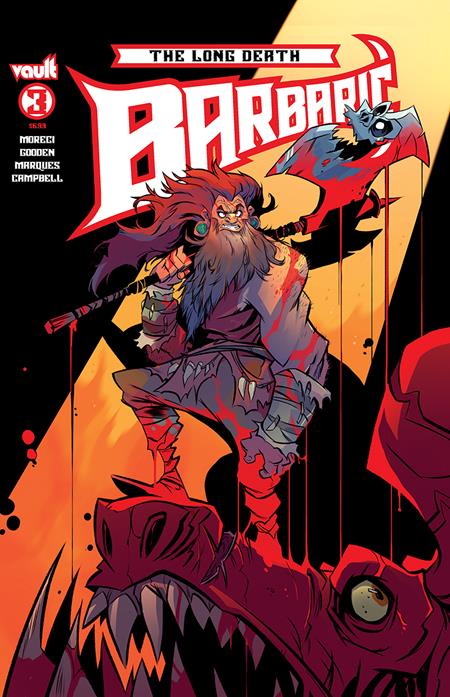 BARBARIC THE LONG DEATH #3 (OF 3) CVR B BRETT BEAN VAR ISBN: 85005599419500321 - FOC DATE: 2/9/26 - Release Date: 2/25/26