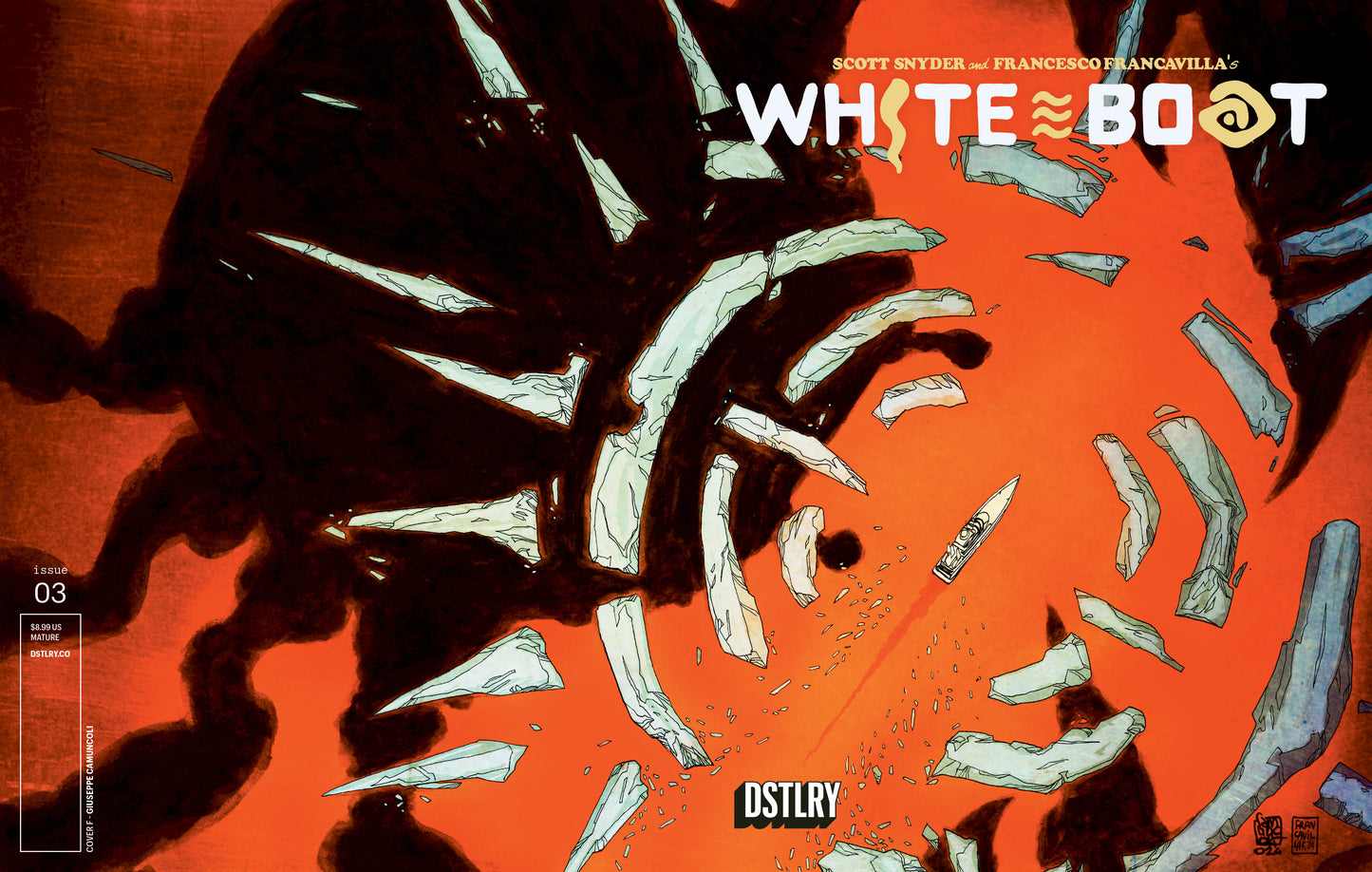 WHITE BOAT #3 CVR F GIUSEPPE CAMUNCOLI VARIANT ISBN: 61499847316800361 - FOC DATE: 5/17/26 - Release Date: 7/8/26